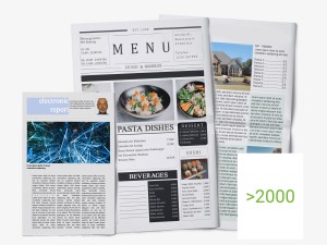 Journaux, prospectus et imprimés publicitaires