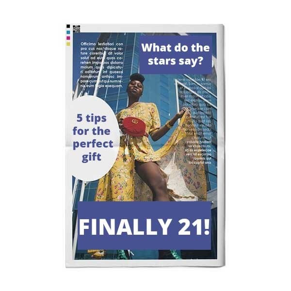 Imprimez un journal d'anniversaire
