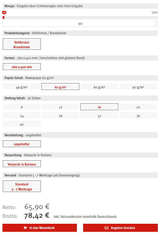 Télécharger le fichier PDF de Canva et commander un vrai journal