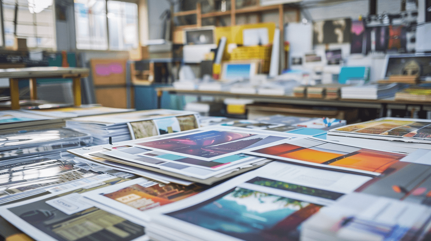 Journaux et magazines dans divers formats