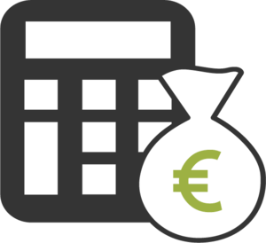 Icône pour coûts et calculs transparents