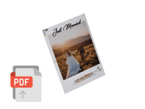 Faire imprimer un PDF comme véritable journal de mariage