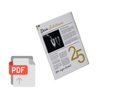 Imprimer un PDF comme journal de jubilé authentique