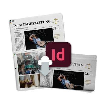 Créer un journal quotidien avec un modèle pour InDesign