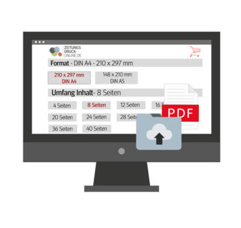 Configurer votre magazine en ligne et le commander via le panier