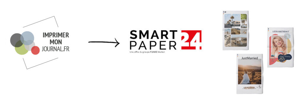 Transition de imprimermonjournal.fr vers la boutique partenaire Smartpaper24.com