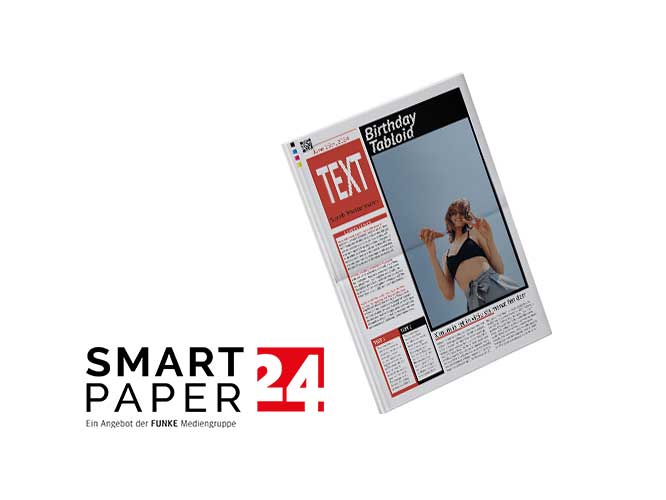 Créer un journal d’anniversaire avec l’éditeur en ligne de Smartpaper24