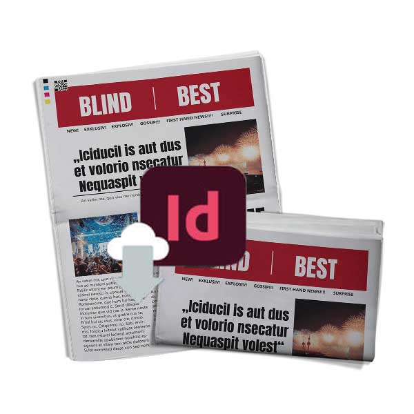 Télécharger modèle de journal boulevard au format InDesign