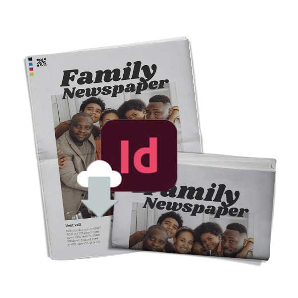 Télécharger modèle de journal familial au format InDesign
