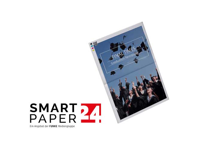 Créer un journal de fin d'études avec l’éditeur en ligne de Smartpaper24