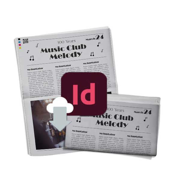 Créer un journal d’association musicale avec un modèle InDesign