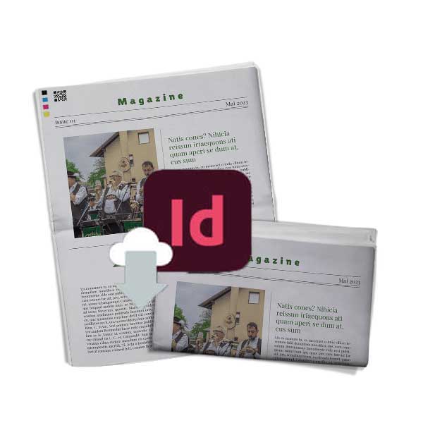 Créer un journal du club de tir avec un modèle pour InDesign