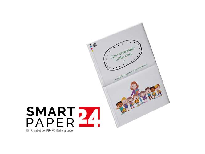 Créer un journal de classe avec l’éditeur en ligne de Smartpaper24