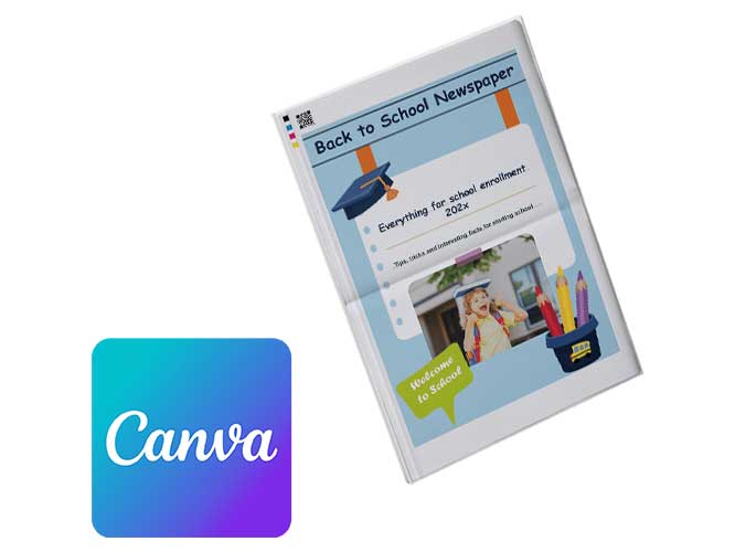 Créer un journal de rentrée scolaire avec Canva