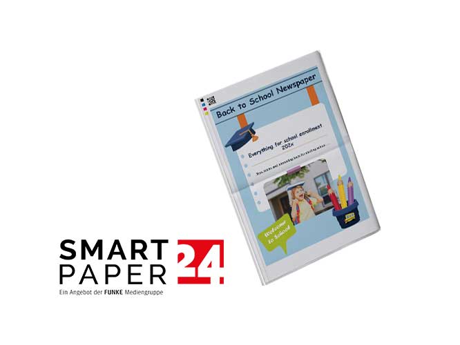 Créer un journal pour la rentrée scolaire avec l’éditeur en ligne de Smartpaper24