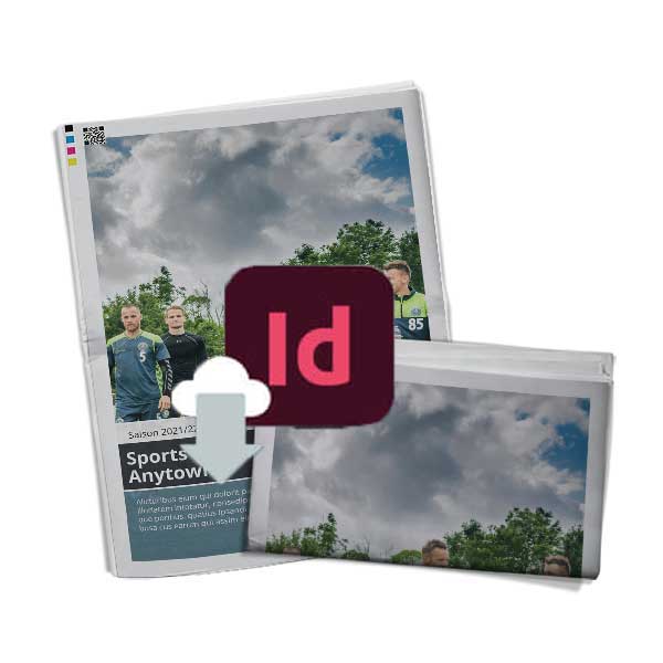Télécharger modèle de journal programme de match au format InDesign