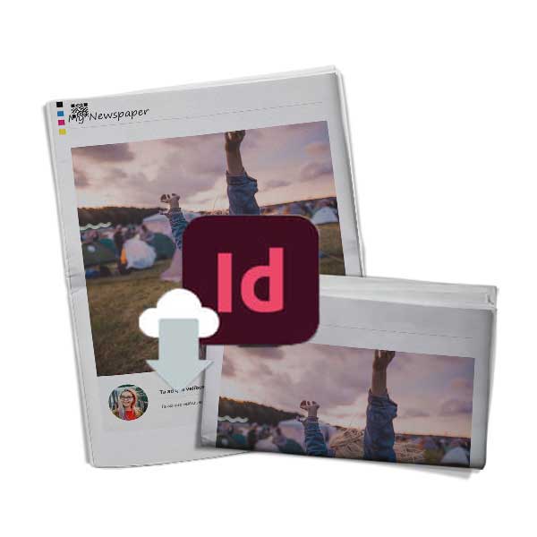 Télécharger modèle de journal réseaux sociaux au format InDesign