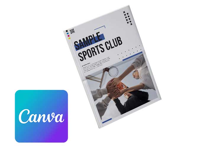 Créer un journal d'association sportive avec Canva