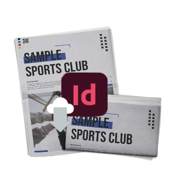Créer un journal associatif pour club sportif avec un modèle InDesign