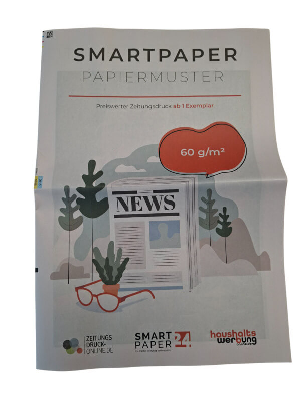 Couverture gratuite d'échantillon de papier pour impression de journal en ligne